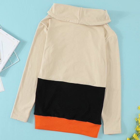 SOLD Halloween Sweatshirt Pumpkin Print - Picture 4 of 12